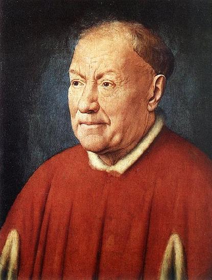 Jan Van Eyck Portrait of Cardinal Niccole Albergati Sweden oil painting art